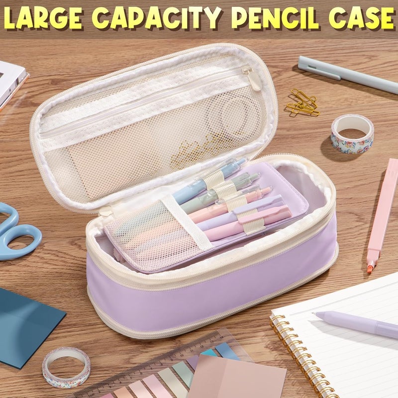 FLOE Bible Study Supplies Journaling Kit for Women, Valentines Day Christian Gifts for Women Her, Bible Study Tool w/Pastel Highlighter and Pen No Bleed, Pencil Case Notebook Annotation Kit Accessories Set - Image 4